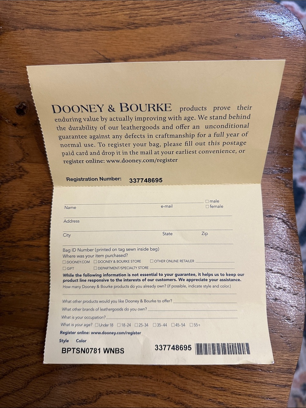 Dooney & Bourke Red Pebble Leather Hobo with Tan Trim - Picture 7 of 7
